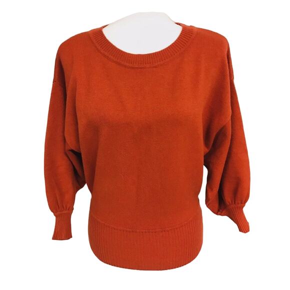 Moth by Anthropologie 3/4 Puff Sleeve Size Medium - Picture 3 of 16